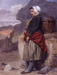 Een Boulogne vissermeisje