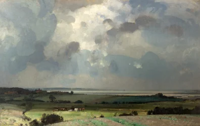 De riviermonding, Wells-next-the-Sea, Norfolk