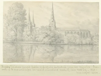 Lichfield Kathedraal - Zuidwest Uitzicht