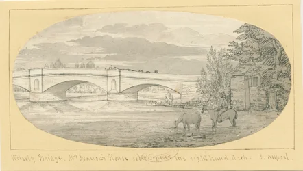 Wolseley Bridge: pen en was tekening, nd [1799-1854]