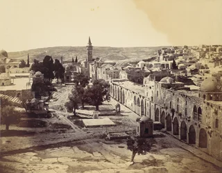 Jeruzalem, Hof van de Moskee van Omar