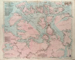 De Arctische kusten van Amerika van Baffin Bay tot Cape Bathurst, met de kusten en rivieren verkend door de officieren van verschillende Britse expedities, tussen 1818 en 1859