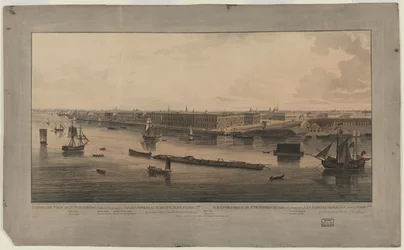 Panoramisch uitzicht op Sint-Petersburg, tussen 1805 en 1807