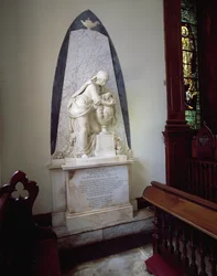 Monument voor Rosa Palmer van Rose Hall, 1790 (marmer)