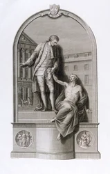 Monument voor Sir Thomas Guy (1645-1724) in Guy