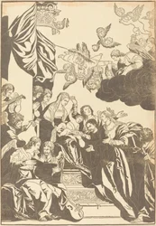 Het mystieke huwelijk van Sint-Catharina