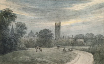 De ingang naar Oxford vanuit Londen, uit herinnering
