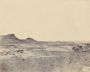 Studie van terrein bij Gebel Abousir, 2de cataract