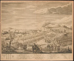 ?Een Voorstelling van de Slag op Drunmossie [sic] Moor nabij Culloden?, 16 april 1746