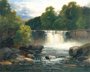 Waterval op de Lesser Neath