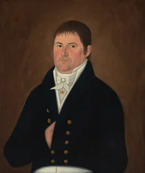 Kapitein James Perkins, Jr., ca 1800-09 (olieverf op doek)