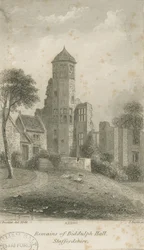 Biddulph Hall (oud) (staalgravure)