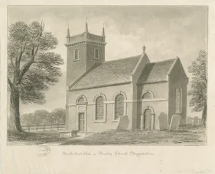 Kerk van Bradley-in-the-Moors, 1841
