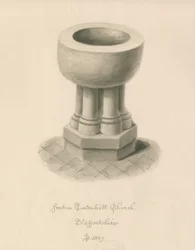 Doopvont in Tatenhill Kerk