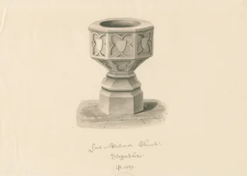 Doopvont in Wichnor Kerk