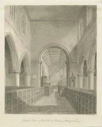 Interieur van Eccleshall Kerk