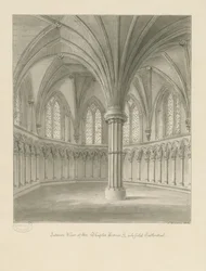 Interieur van Lichfield Kathedraal - Kapittelhuis