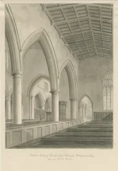 Interieur van Penkridge Kerk