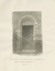 Interieur van Standon Kerk (24 mei 1847)