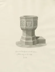 Lichfield - Doopvont in Christus Kerk [