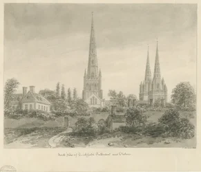 Lichfield Kathedraal - Noordaanzicht