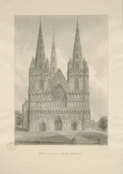 Lichfield Kathedraal - Westgevel