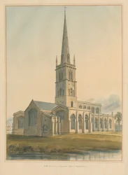 Oxfordshire - Burford Kerk, 1802