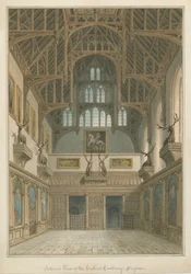 Sussex - Cowdray Huis - Interieur van de Hal