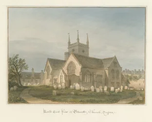 Sussex - Petworth Kerk, 1825
