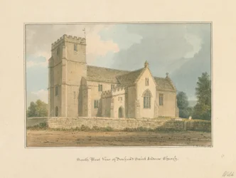 Wiltshire - Donhead Saint Andrew Kerk, 1817