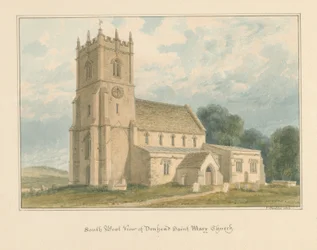 Wiltshire - Donhead Saint Mary Kerk, 1804