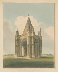Wiltshire - Salisbury Kathedraal - Portiek, 1800