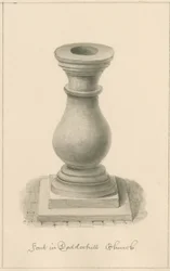 Worcestershire - Droitwich - Dodderhill Kerk Fontein, 1833