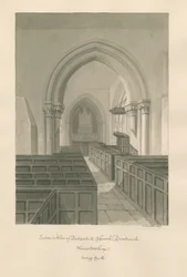 Worcestershire - Droitwich - Dodderhill Kerk Interieur