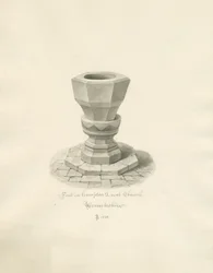 Worcestershire - Hampton Lovett Kerk - Doopvont