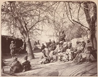 Een Straatscène in de Stad Jalalabad, 1878