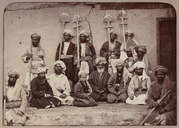 Grondbezitters en arbeiders van Kabul, 1879
