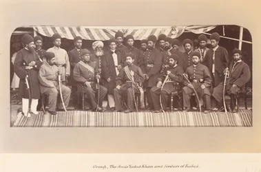 De Amir Yakub Khan en Sirdars van Kabul