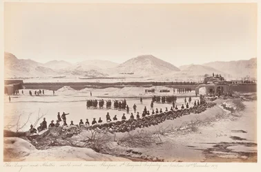 De Laager en Abattis, Sherpur-kampement, december 1879