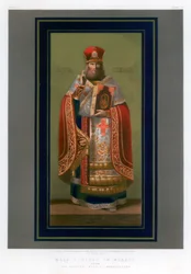 Wandplaat in mozaïek