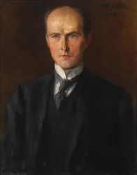 John Quinn door John Butler Yeats, 1908, olieverf op doek, uit de National Portrait Gallery - NPG-NPG 75 36Quinn-000001