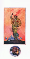 Herinnering aan Mahomed Akram, illustratie uit De Tuin van Kama (en andere liederen uit India), 1920