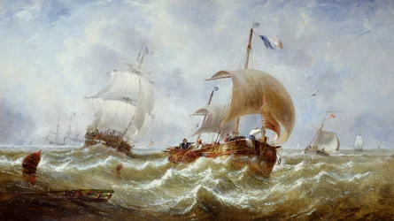 Een frisse bries, c.1867 (olieverf op doek)