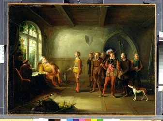 Falstaff en de rekruten, uit 