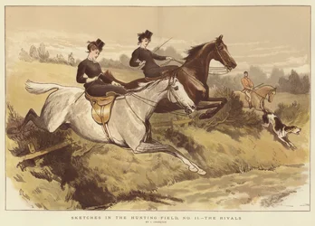 Schetsen in het jachtveld, nr. II, de rivalen