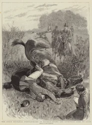 De Steeplechases van de Beurs in Enfield, Hylda en Lovestone komen ten val