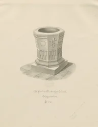 Doopvont in Penkridge Kerk