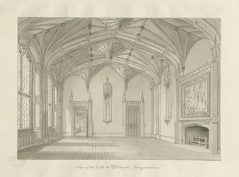 Interieur van Blithfield Hall