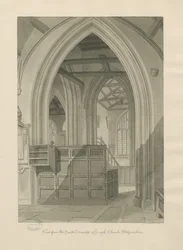 Interieur van Leigh Kerk