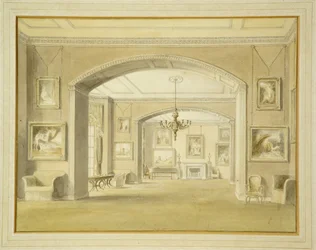 Schilderijengalerij in Tabley House, 1809